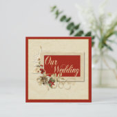 Elegante Einladung zur Weihnachtsfeier (Stehend Vorderseite)