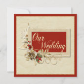 Elegante Einladung zur Weihnachtsfeier (Vorderseite)