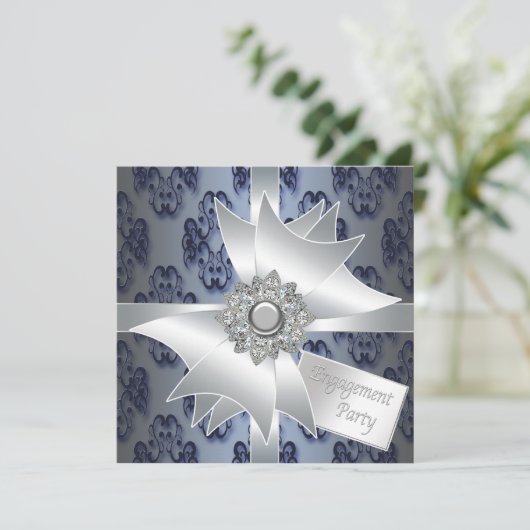 Elegante Einladungen (Stehend Vorderseite)