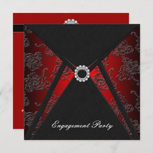 Elegante Einladungen (Vorne/Hinten)