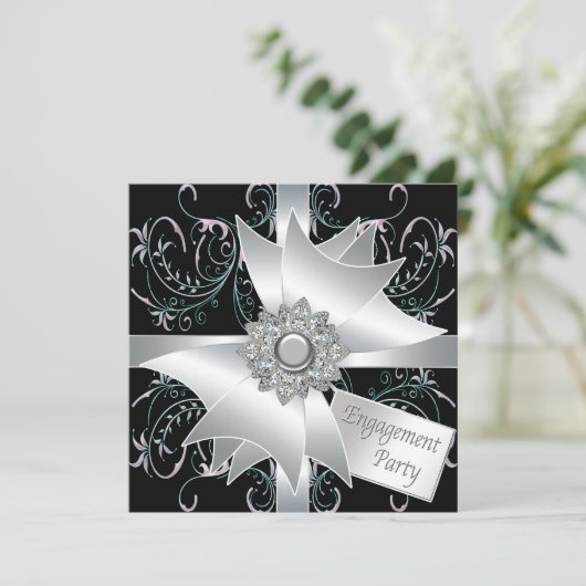 Elegante Einladungen (Stehend Vorderseite)