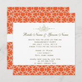 Elegante Einladungen für die Verlobungsfeier (Vorne/Hinten)