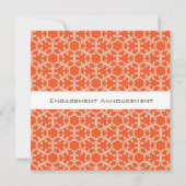 Elegante Einladungen für die Verlobungsfeier (Rückseite)