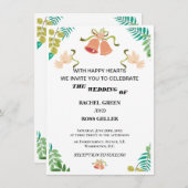 Elegante Einladungen für Hochzeiten (Vorne/Hinten)