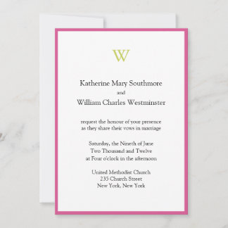 Elegante Einladungen für Hochzeiten