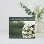 Elegante Einladungen für Hochzeiten (Stehend Vorderseite)