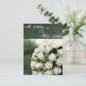 Elegante Einladungen für Hochzeiten (Stehend Vorderseite)