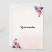 Elegante Einladungen für Hochzeiten (Rückseite)