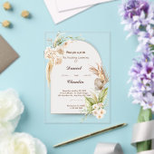 Elegante Einladungen für Hochzeiten in Acryl (In Situ (Hochzeit))