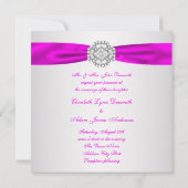 Elegante Einladungen zu Hochzeiten in Silver und F (Rückseite)