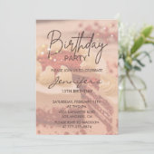 Elegante Einladungen zum 13. Geburtstag Cake Chic (Stehend Vorderseite)