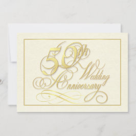 Elegante Einladungen zum 50-jährigen Jubiläum - pr