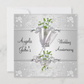 Elegante Einladungen zum Hochzeitstag (Vorderseite)