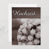 Elegante Einladungen zur Hochzeit 12 (Vorne/Hinten)