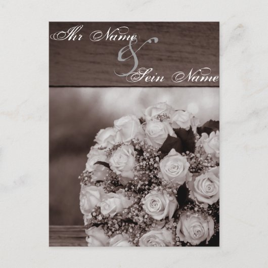 Elegante Einladungen zur Hochzeit 12 (Vorderseite)