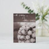 Elegante Einladungen zur Hochzeit 12 (Stehend Vorderseite)