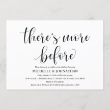 Elegante Einladungs-Karte für Hochzeiten Probe Din