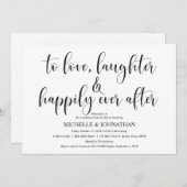 Elegante Einladungs-Karte für Hochzeiten Probe Din Einladung (Vorne/Hinten)