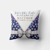 Elegante Einladungs- und Herzklänge Kissen (Rückseite)