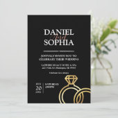 Elegante Einladungskarte Einladung (Stehend Vorderseite)
