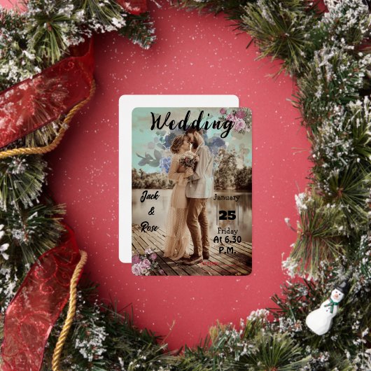 Elegante Einladungskarte Folieneinladung (Insitu)