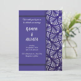 Elegante Einladungskarte für Hochzeiten Einladung
