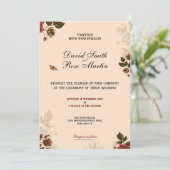 Elegante Einladungskarten für Ihre besondere Veran (Stehend Vorderseite)