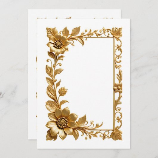 Elegante Einladungskarten für jeden Anlass (Vorne/Hinten)