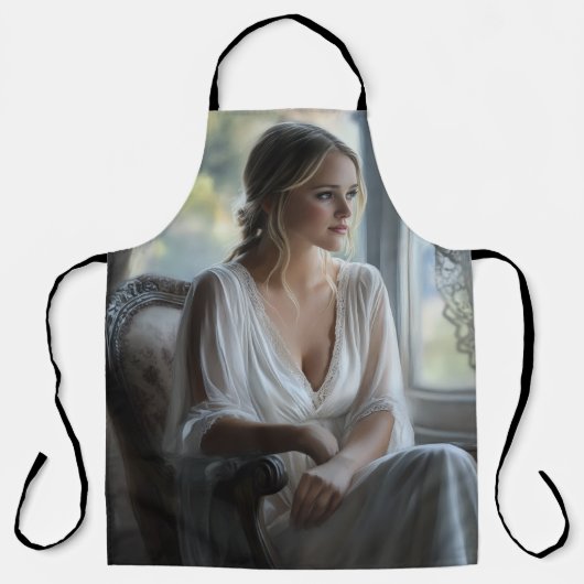 Elegante Einrichtung: Wasserfarben Kunst Schürze (Vorderseite)