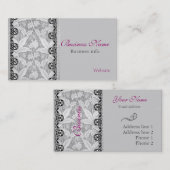 Elegante Einzelhandelskarten Visitenkarte (Vorne/Hinten)