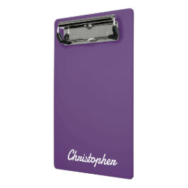 Elegante Einzelne Einfarbige Minimalistische Mini Klemmbrett