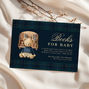 Elegante Eisbär-Baby-Party-Bücher fürs Baby Begleitkarte