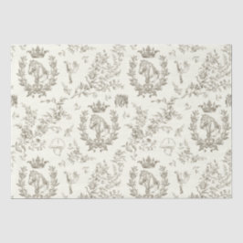 Elegante Elegant Chic Beige Reitausflug Seidenpapier
