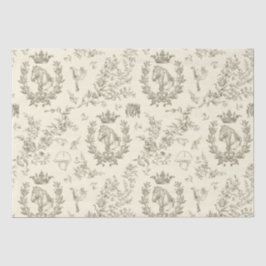 Elegante Elegante Chic Beige Cream Reitschiff Seidenpapier