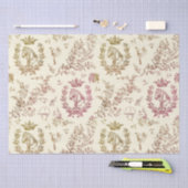 Elegante Elegante Chic Rosa Gold Reittier Seidenpapier (Handwerk)