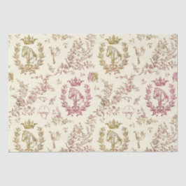 Elegante Elegante Chic Rosa Gold Reittier Seidenpapier