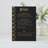 Elegante Elegante Kunst, Dichtung und Musik Begleitkarte (Stehend Vorderseite)