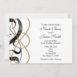 Elegante Elegante Kunst, Dichtung und Musik Einladung