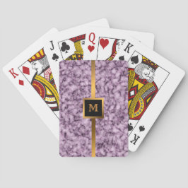 Elegante Elegante Moderne Black Gold Marmor Spielkarten