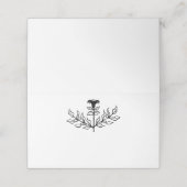 Elegante Elegante New Orleans Club Platzkarte (Außenseite Aufgefaltet)