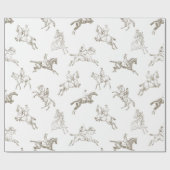 Elegante Elegante Reiten Geschenkpapier (Flach)