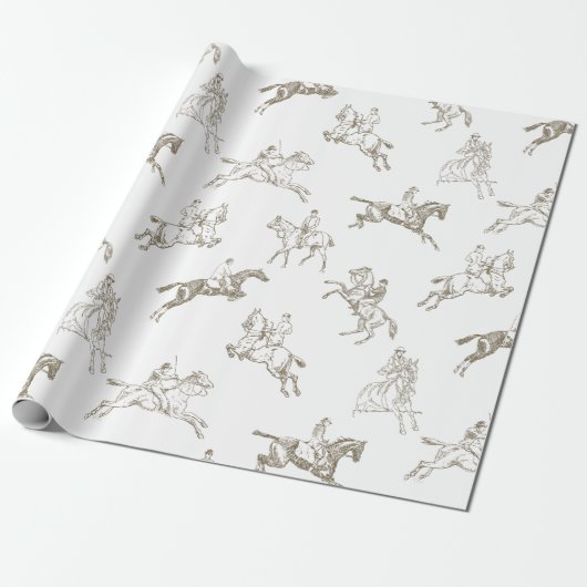 Elegante Elegante Reiten Geschenkpapier (Ungerollt)