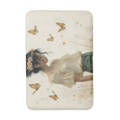 Elegante Eleganz im Schmetterlingstanz Badematte (Vorderseite Vertikal)