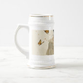 Elegante Eleganz im Schmetterlingstanz Bierglas (Links)