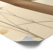 Elegante Eleganz im Schmetterlingstanz Poster (Ecke)