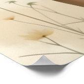 Elegante Eleganz im Schmetterlingstanz Poster (Ecke)