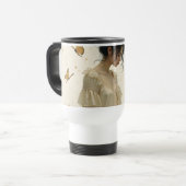 Elegante Eleganz im Schmetterlingstanz Reisebecher (Vorderseite Links)