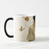 Elegante Eleganz im Schmetterlingstanz Verwandlungstasse (Links)