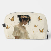 Elegante Eleganz im Schmetterlingstanz Waschbeutel (Vorderseite)