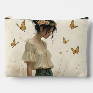 Elegante Eleganz im Schmetterlingstanz Zubehörtasche